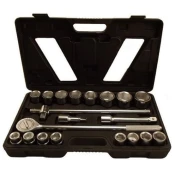 Beast Tools Komplet račne 20 delni set 3/4” – 6 kotne vtičnice 19-50mm