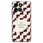 Silikonski črni ovitek za Motorola Moto G57 Power - Lead Role
