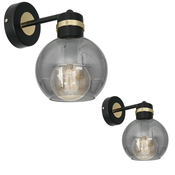 OMEGA BLACK/GOLD zidna lampa 1xE27