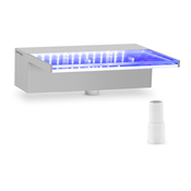 Naponski tuš - net_length cm - LED rasvjeta - Plavo/bijelo - lip_lenght mm otvor za vodu