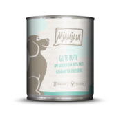 Mjamjam Pasja hrana - puran, riž in bučke - 800 g