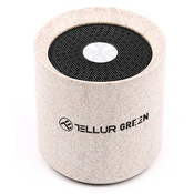 Tellur Green Bluetooth zvočnik, 3 W, kremna barva