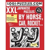 XXL Japanese Puzzles: By horse, car, rocket...