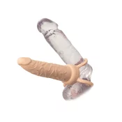 Performance Maxx Rechargeable Dual Penetrator – dildo s prstenovima, 14 cm