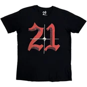 21 Savage Death Before Dishonor Daggers (Back Print) Black L Majica