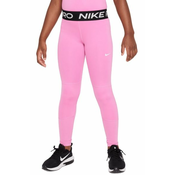 Djecje trenirke Nike Pro G Tight - playful pink/black/white