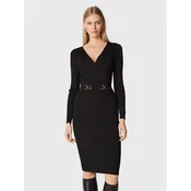 Morgan Cocktail obleka 222-RMBIZ Črna Slim Fit