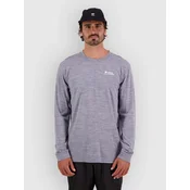 Mons Royale Icon Merino Base Layer Top grey heather