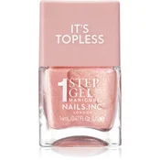 Nails Inc. It’s Topless gel lak za nohte za dolgoobstojen učinek odtenek Remi Nude Shimmer 14 ml