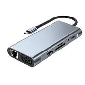 INF 11-v-1 USB C Hub Multiport Adapter - Povežite več naprav, (5000085322)