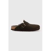 Natikači Birkenstock Boston Fur 1020529 Rjava