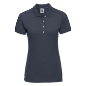 Blue Womens Stretch Polo Russell