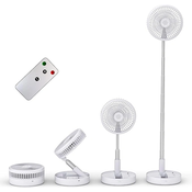 Primevolve brezžični zložljivi ventilator - bela