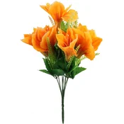 shumee ŠOPEK 9 ORANŽNIH AMARILIZ - UMETNO CVETJE VIŠINE 40 CM