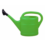 Plastična posoda za zalivanje z vrtnico, zelena, 5l