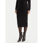 Fracomina Ravno krilo FR25WG4004K55601 Črna Slim Fit