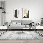 Stolici za kavu 2 kom sjajni bijeli 50 x 46 x 35 cm drveni