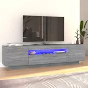 TV ormaric s LED svjetlima boja hrasta sonome 160 x 35 x 40 cm
