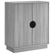 Vidaxl Strani šal VENRAY Siva Sonoma 66 x 33 x 77,5 cm Inženirski les