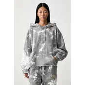 MM6 Maison Margiela pulover s kapuco ženski bombažen