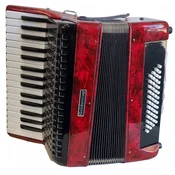 GOLDENCUP JP3248 32 KEY 48 BASS RED 48II KLAVIRSKA HARMONIKA