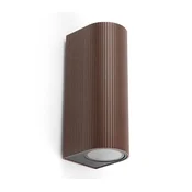 FARO 70329 - Spoljna zidna svetiljka ESTELA 2xGU10/5W/230V IP65 braon
