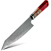 Damask kuhinjski nož Kurume - Chef / Red / 33,8cm KP20019