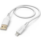 Hama HAMA polnilni/podatkovni kabel, fleksibilen USB-A - Lightning, 1,5 m, bel
