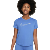 Majica kratkih rukava za djevojcice Nike Dri-Fit One Short Sleeve Top GX - polar/white