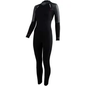 Zone3 womens active-flex wetsuit black/orange s/m