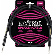 Ernie Ball 3 Straight/Straight Speaker Cable Black