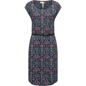 Ragwear Obleka Lilithe Ikat temno modra/roza