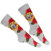 Nogavice Guns N' Roses - Bullet Roses - GREY - ROCK OFF - GNRSCK09MG