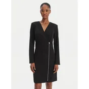 DKNY Cocktail obleka DD5N2P53 Črna Regular Fit