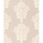 Casa Padrino baroque non-woven wallpaper beige/cream - Baroque style living room wallpaper with elegant pattern - Wallpaper in baroque style - Wall decoration in baroque style