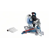 BOSCH Akumulatorska zajeralna žaga BITURBO GCM18V-305 GDC