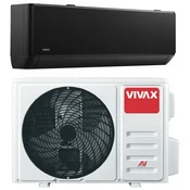 VIVAX T design ACP-12CH35LCTI 3,5kW WiFi klimatska naprava črne barve, R32 SET, A+++ - VIVAX