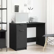 vidaXL vidaXL Črno hrastovo mizo - 100x50x75 cm - Iz inženirskega lesa, (22048568)