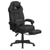 Songmics Gaming stol 70x70x122-134 cm črne barve