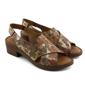 Mona Shoes Ženske sandale, Kožne, Šarene