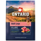 Hrana Ontario Adult Large Beef & Brown Rice 2,25kg