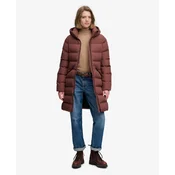 SUPERDRY CITY MID PADDED ŽENSKA JAKNA MARRON BROWN