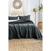 Lessentiel Maison Set Prekrivač i jastučnice Silvia, 240x260 cm, Antracit