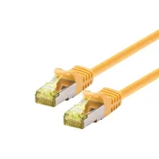 shumee LOGON PRO S/FTP AWG26 LSOH 15M CAT6A 500MHz rumeni patch kabel, TCR6ASS150Y