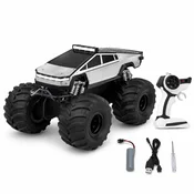 JOJOY Amfibijski RC avto 4WD, vožnja po vodi in kopnem, 2.4GHz daljinski, 45 min delovanja | AMFIBIA