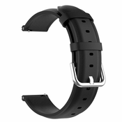 BStrap Leather Lux pašček za Garmin Venu 2 Plus, black