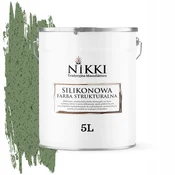 shumee Silikonska strukturna fasadna barva 5L temno zelena F476 UV