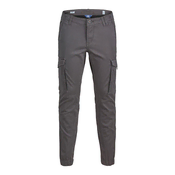 Jack & Jones Junior Hlače Paul, siva