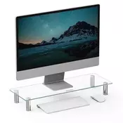 Vonhaus Staklo Postolje za Monitor L Prozirno (IZLOŽBENI ARTIKL)