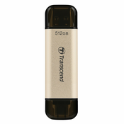 TRANSCEND Flash disk 512 GB JetFlash®930C, TLC, USB 3.2/USB tipa C (R:420/W:400 MB/s), črn